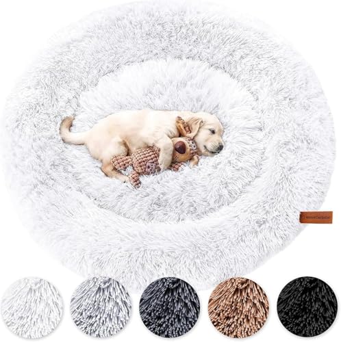 Wahre Tierliebe Orthopädisches Hundebett Deluxe für Kleine bis Große Hunde - Made in Germany - Waschbar & Formstabil - Flauschiges Hundekörbchen mit Hohem Rand für Sicherheit & Geborgenheit