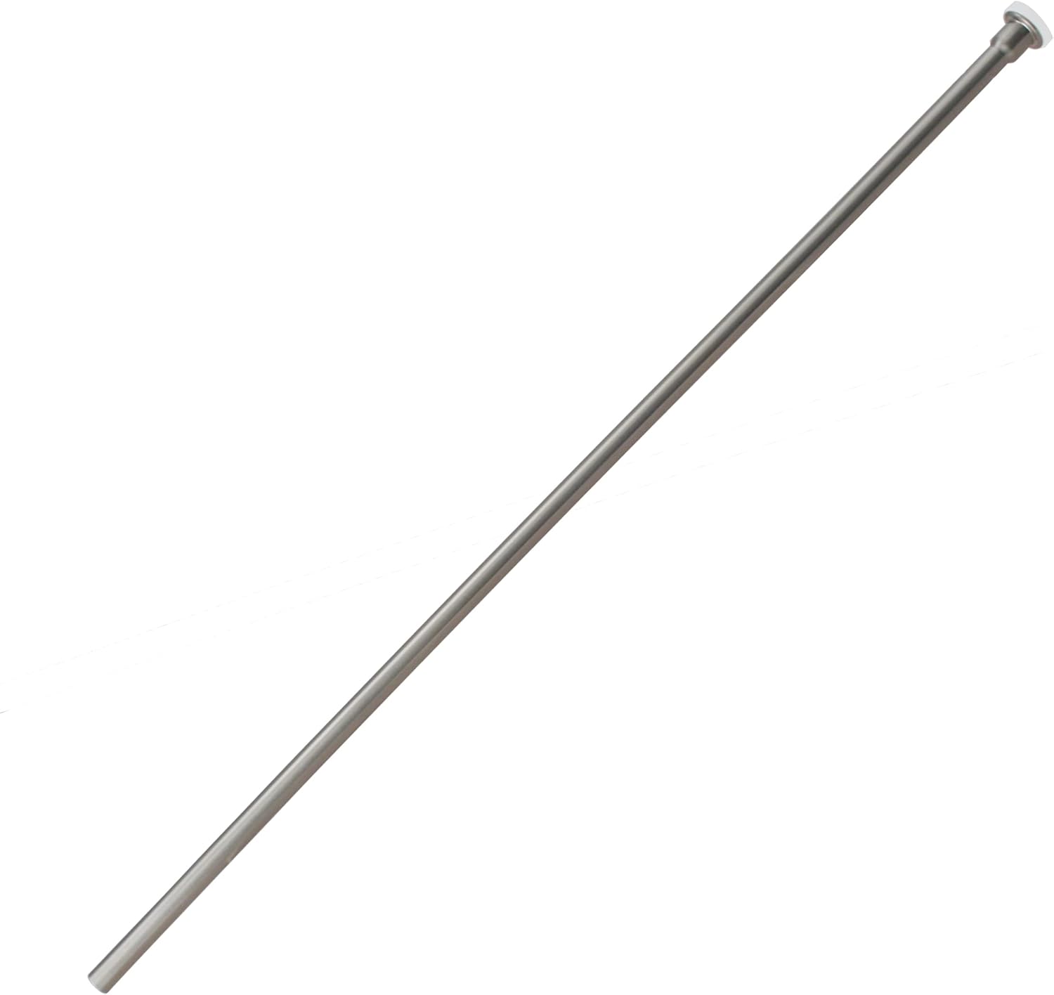 Westbrass R124-07 3/8" x 20" Flat Head Toilet Supply Riser, 1-Pack, Satin Nickel 1 Pack Satin Nickel