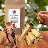 Palo Santo Purification Encens 60 GR et Ebook Pratique (PDF) – Batons de Bois Sacré à Brûler pour Purification des Énergies Négatives – Palo Santo Véritable
