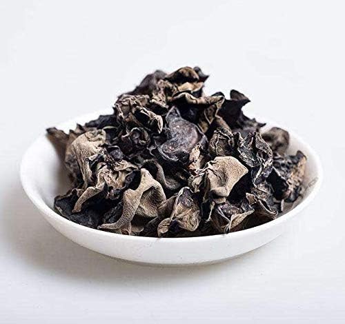 200g Edible Dried Black Fungus Cloud Ear Fungus Wild Mushrooms Cloud Ear Fungi Auricularia Polytricha Chinese Japanese Asian Cooking Baking