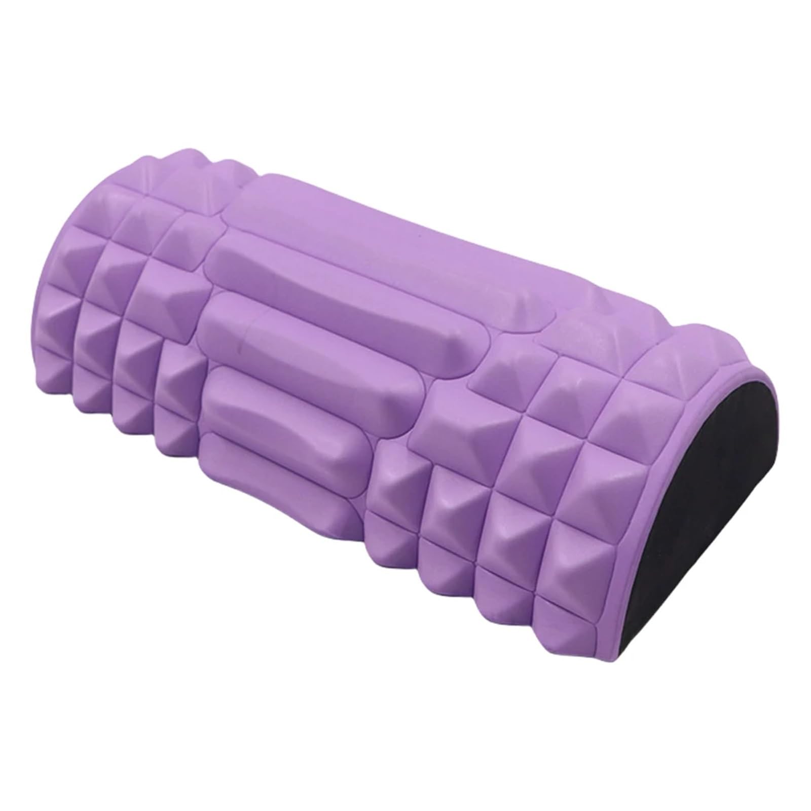 Rodillo de masaje columna con rodillo espuma, muscular portátil multifunción, 2 uds Para Entrenamiento(Purple)