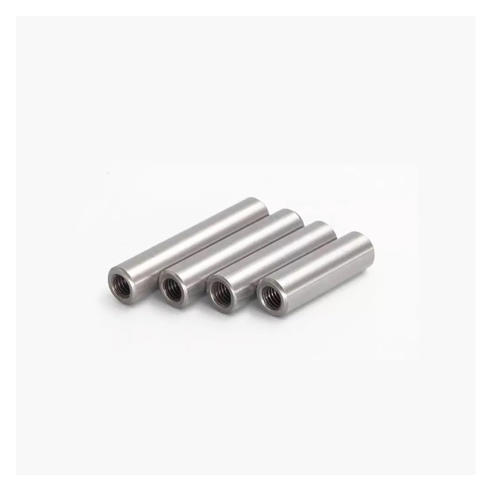 Pasadores de cabeza redonda de acero inoxidable 304, pasadores cilíndricos de rosca interna, sujetadores de acero templado, paquete de 10 for maquinaria,(10pcs 12X70XM6)