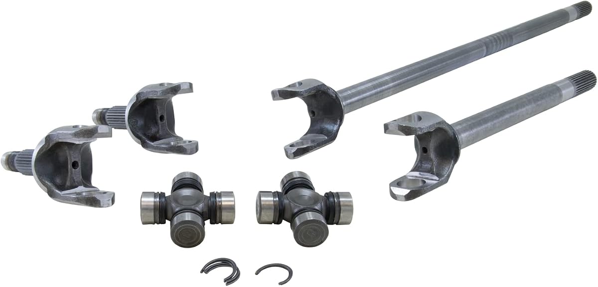 Yukon Chromoly Front Axle Kit, JK Non-Rubicon Dana 30, 27/32 Spline, 7166 uJoint