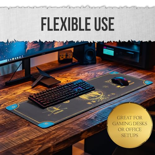 Harry Potter Jumbo Desk Mat neopreno negro XL 70x30 cm miniatura 4