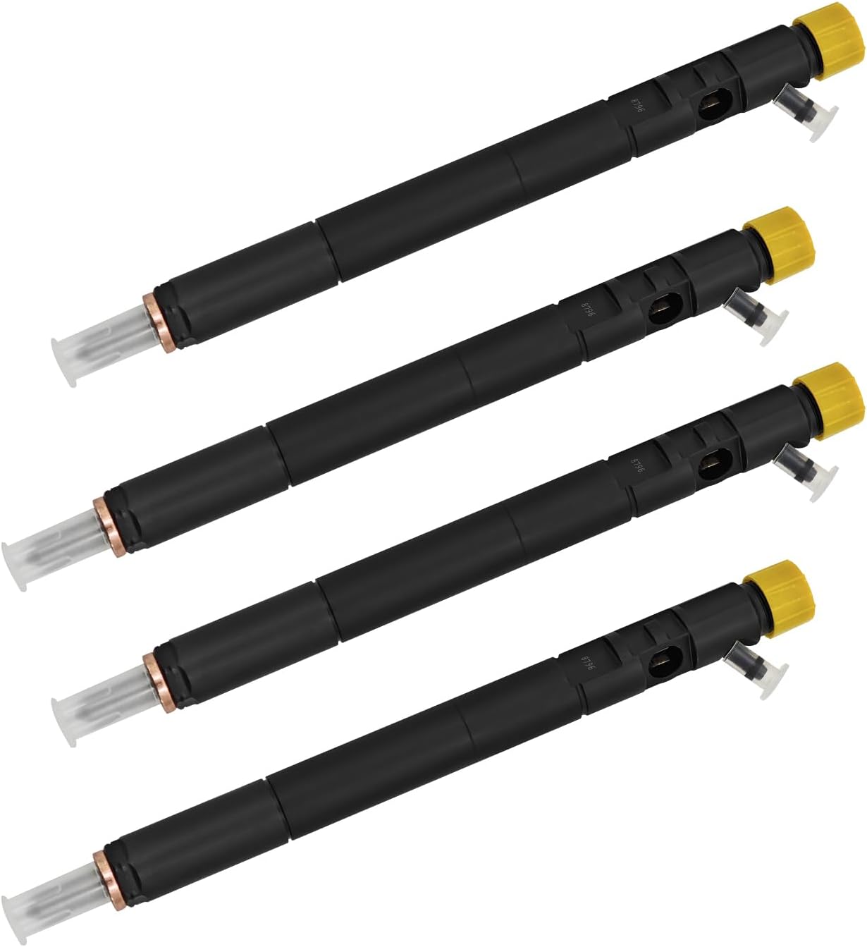 4PCS Diesel Fuel Injector Compatible with Ssangyong Actyon Kyron EURO III 2.0 Xdi Replace 6640170221 6640170021 A6640170221 A6640170021 EJBR03401D EJBR04701D