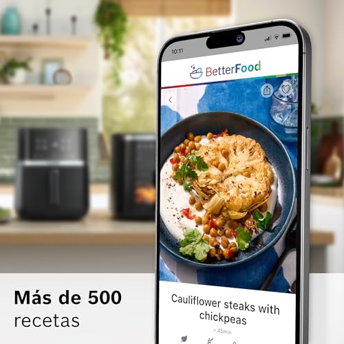 Miniatura 7 de Bosch, Freidora de aire Serie 4, 6.1L, Doble calor, Crema, MAF462C0
