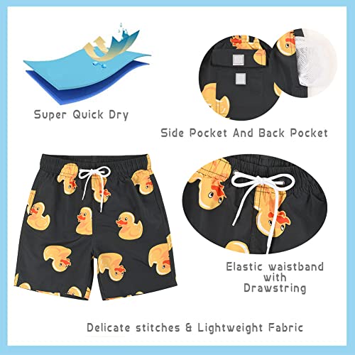 SNOW DREAMS Boys Swim Trunks Quick Dry Swim Shorts Lightweight Bathing Suits Side Pocket4