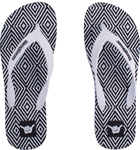 Sandália Hang Loose, Optical, Masculino, Branco/Branco, 38