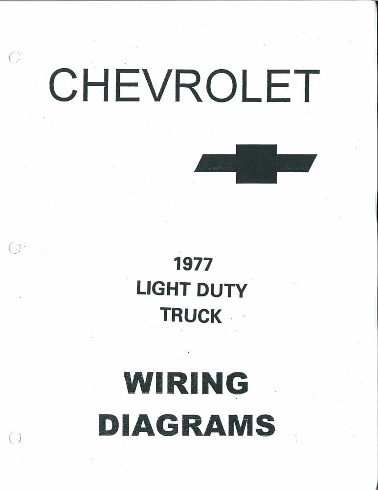 bishko automotive literature 1977 Chevrolet Truck Electrical Wiring
