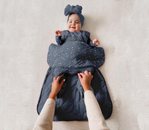 Image of GUNAMUNA Unisex Baby, Toddler Wearable Sleeping Bag Bamboo Rayon, Premium Duvet Sleep Sack, 0.5 TOG
