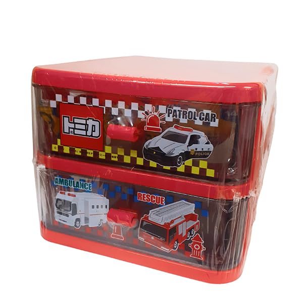 Amazon.co.jp: タカラトミーアーツ トミカ お菓子入り2段BOX