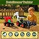 Charmofun Ferngesteuerter Traktor, RC Traktor Spielzeug mit Mixer und Licht, 2.4GHz Trecker mit Anhänger, Trecker Ferngesteuert Geschenke im Baustellen Thema für Kinder ab 3 4 5 6 Jahren