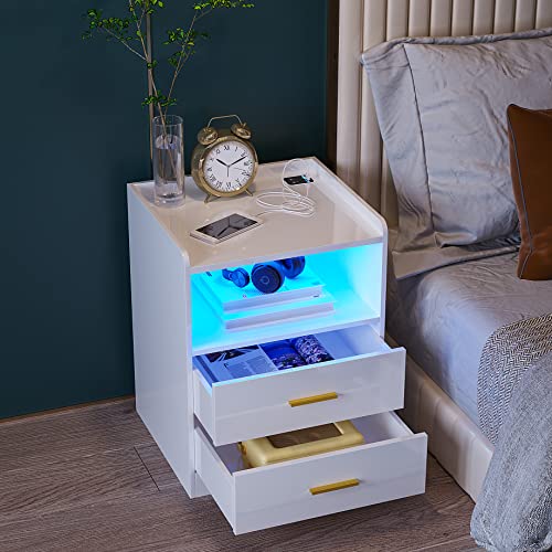 Find the Perfect White High Gloss Nightstand to Complete Your Bedroom Look