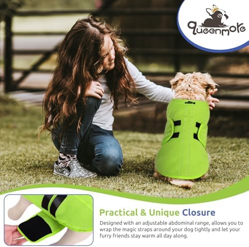 Queenmore Soft Fleece Dog Jacket — bottom and base construction detail