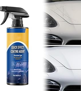 Quick Effect Coating Agent, 2026 Neu Autopolitur Spray Quick Effect Auto Politur Set, Vielseitig Autos Kratzer Entferner Auto Politur für Glanz und Schutz (1 Stück)