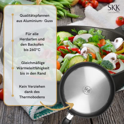SKK-22814-Titanium-Induction-Shallow-Cast-Iron-Frying-PaN-Diameter-28-cm-with-Removable-Handle