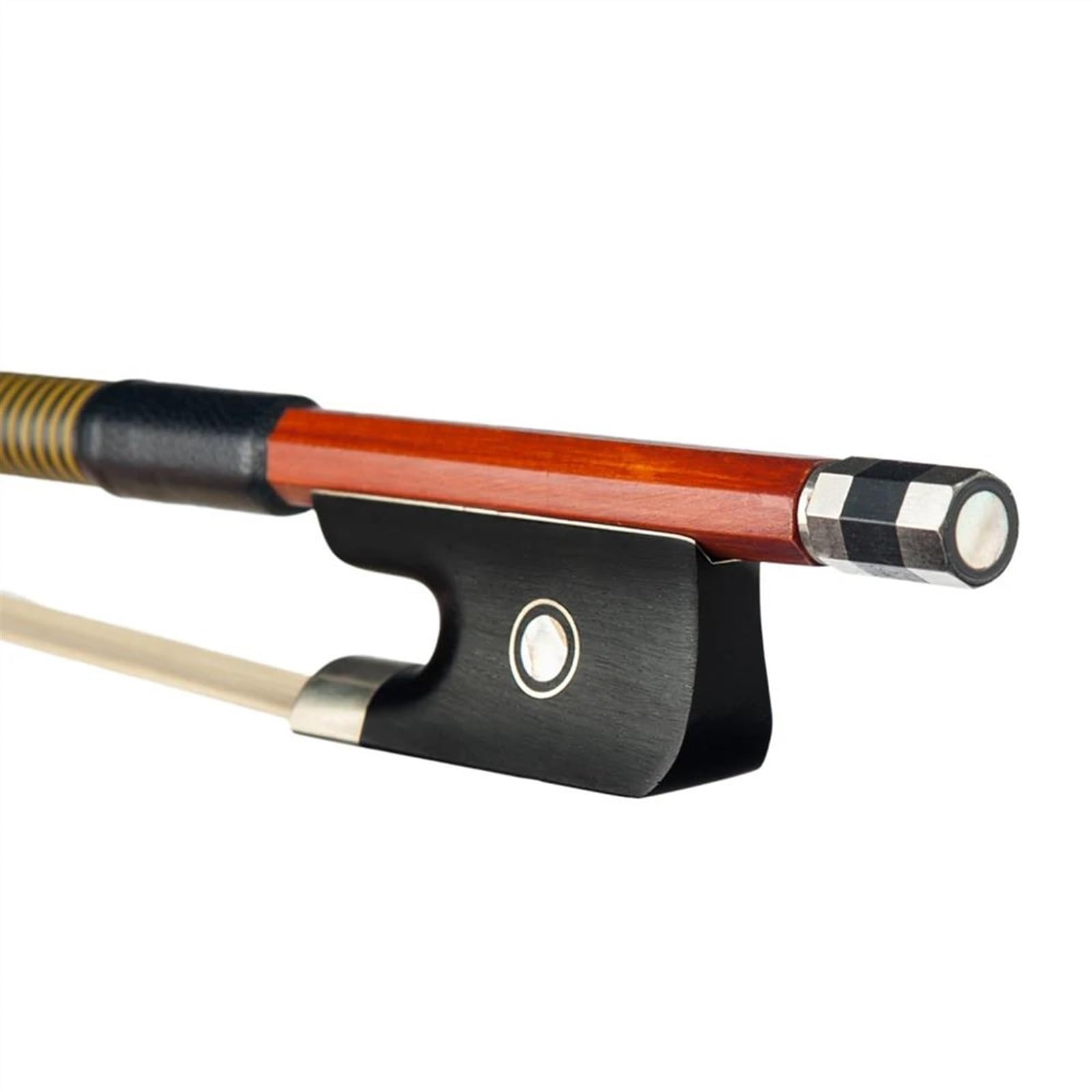 Geigenbogen Klassischer 4/4-Geigenbogen Aus Brasilholz Leicht Richtige Balance Bogenhaare Aus Rosshaar Ebnoy Für 15/16 Zoll Viola