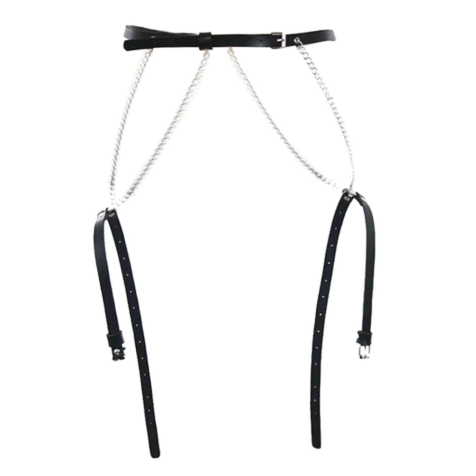 atorse ATORSE™ Women Garter Belt Leg Thigh Suspender Waist Body Harness Leather Chain Strap-picture-12
