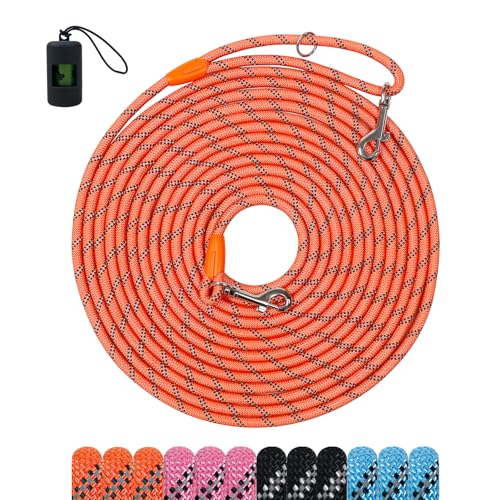 Long Dog Training Leash Heavy Duty Reflective Rope