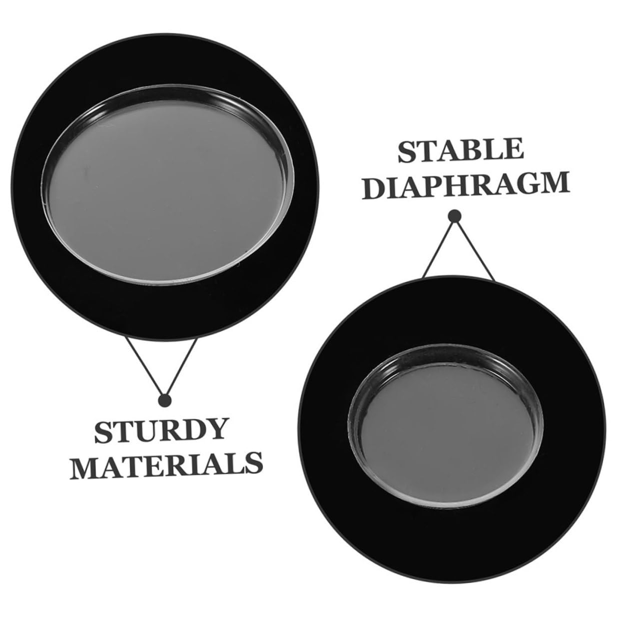 4pcs Stethoscope Replacement Diaphragm Repair Parts for Adult and Pediatric Use Accessories Compatible with Suspended Stethoscope Models