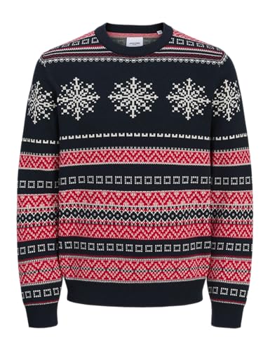 JACK & JONES Jjxmas Noel Knit Crew Neck