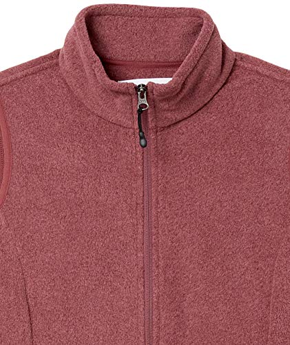 Amazon Essentials Women's Classic-Fit Sleeveless Polar Soft Fleece Vest (Available In Plus Size), Burgundy Heather, Small #TOP7