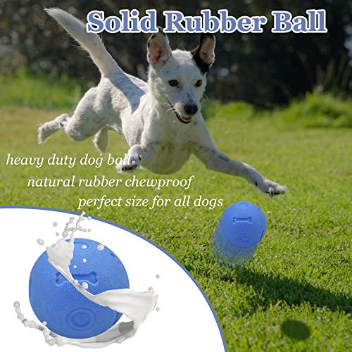 Ousiya Dog Treat Dispensing Puzzle Teething Toys Ball/Spikey Squeaky Dog Balls/Tennis Balls For Dogs/Rope Balls Dog Toys For Puppies Small Medium Large Dogs(9 Pack) #TOP6