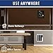 Qmark SSHO4004 Smart Series Digital Programmable LED Touchscreen Wall Heater for Home or Commercial Use, 4000 Watt, 240 Volt, White