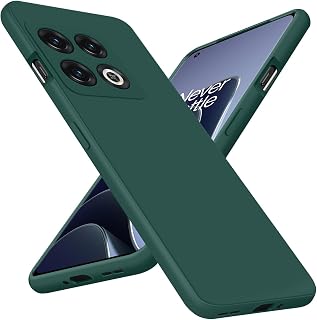 Bastmei Funda para OnePlus 10 Pro 5G (2022) 【Acabado mate antideslizante】 Funda con pantalla de TPU suave y protección de cámara, forro aterciopelado suave que absorbe los golpes para OnePlus 10 Pro 5G (verde)