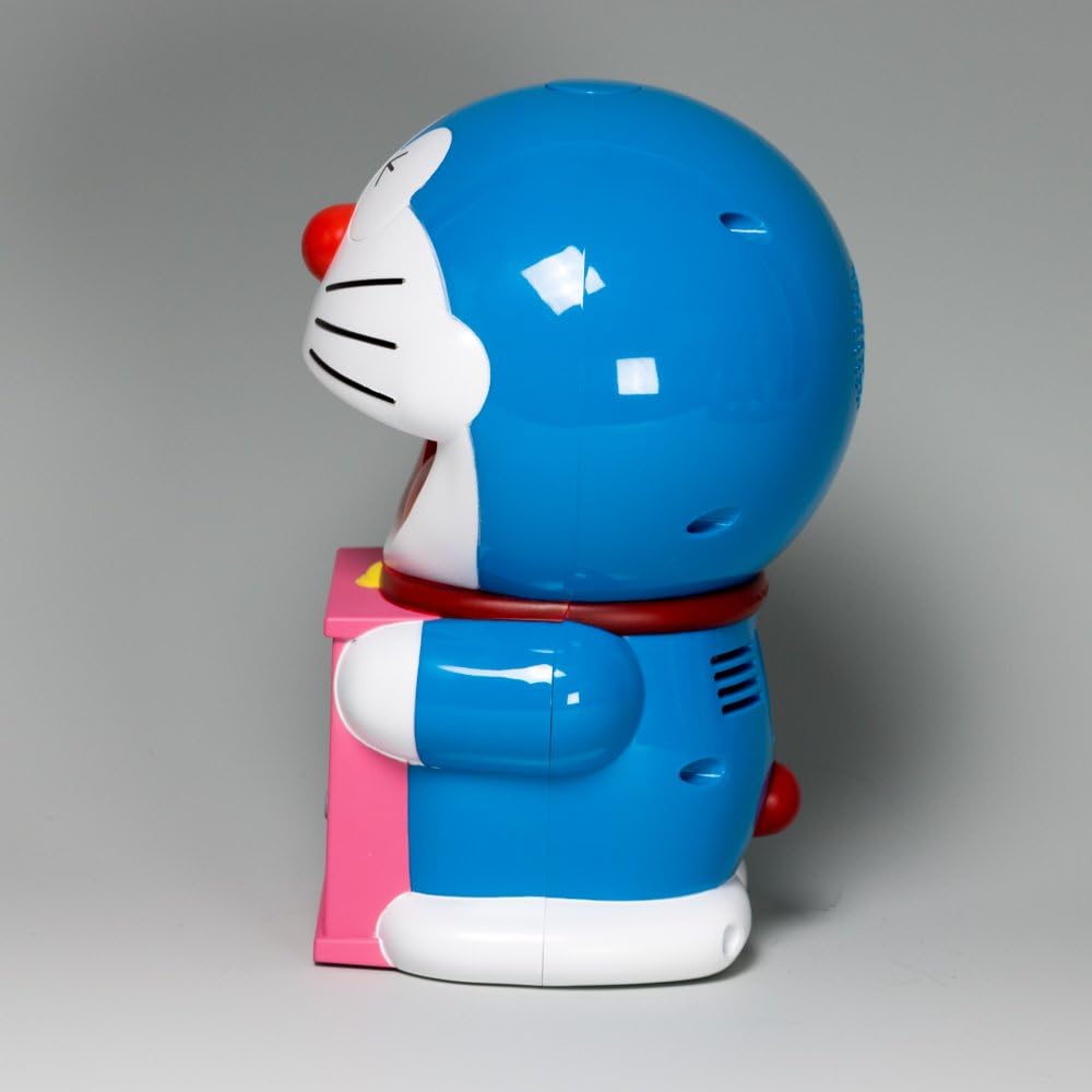 Seiko Clock Character Alarm Clock Doraemon Chattering Alarm Plastic Frame Jf374a