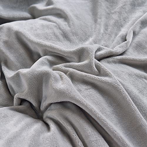 Velvet Fitted Sheet Full Size,Fleece Plush Bed Sheet Mattress Protector Cover With 15'' Deep Pocket Warm Fuzzy Bottom Sheet (Not Include Pillowcases) (Gray, Full) #TOP4