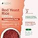 Red Yeast Rice 1200mg with CoQ10 Supplement & Flush Free Niacin 120 Extra Strength Vegetarian Capsules – Advanced Healthy Heart Formula - Non-Irradiated, Citrinin Free