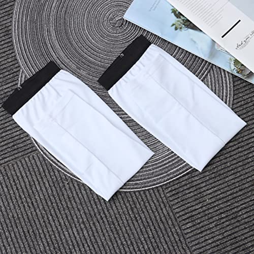 Sosoport 2 Peças- Para Protetor de Cotovelo Uv Ao Ar Livre Xlwhite Tamanho de Resfriamento Braço Cap