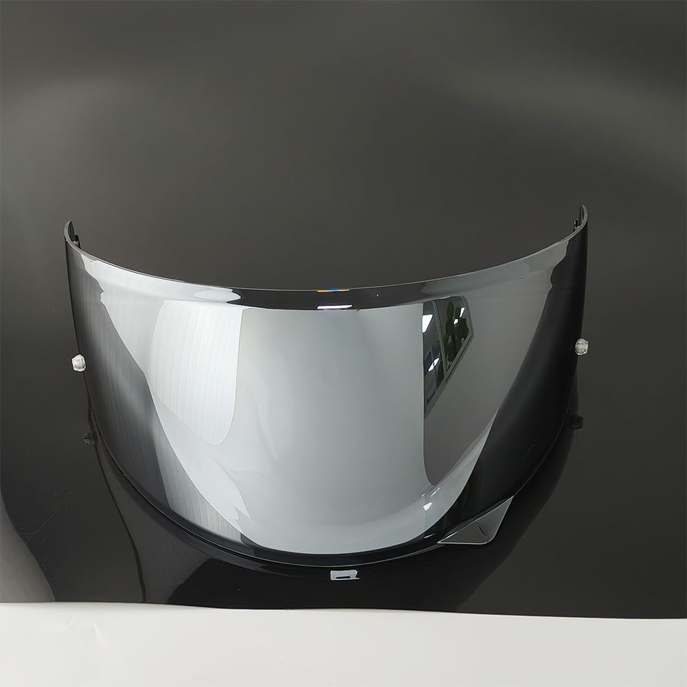 HJ-34P Helmet Visor for HJC C10, UV Protection Motorcycle Windproof Helmet Face Shield for HJC C10 (Silver)