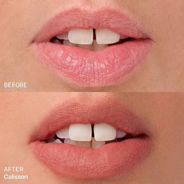 VIOLETE - Balm Sheer Matte Lipstick - Hydrating, Buildable Sheer Color with Soft Matte Finish, Comfortable Wear, Vegan & Cruelty-Free - Color: Calisson - (Neutral Beige)