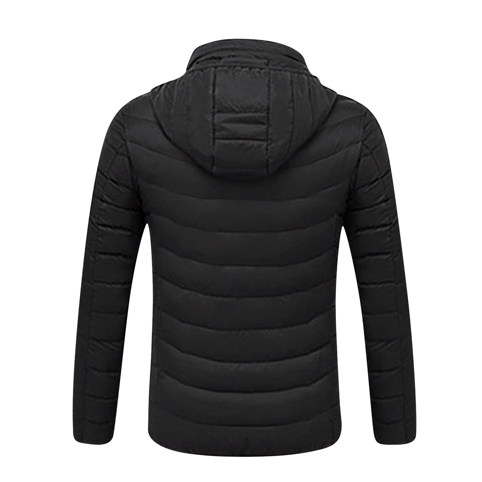 Chaquetas de plumas para mujer, forro cálido con cremallera, abrigo de plumón con bolsillos, chaqueta acolchada ligera, chaqueta de entretiempo, chaqueta de softshell transpirable, chaqueta acolchada