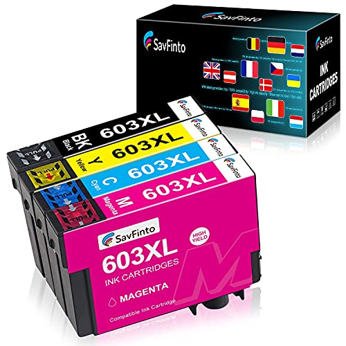 SavFinto 603XL Cartouches d'encre de Rechange Cover