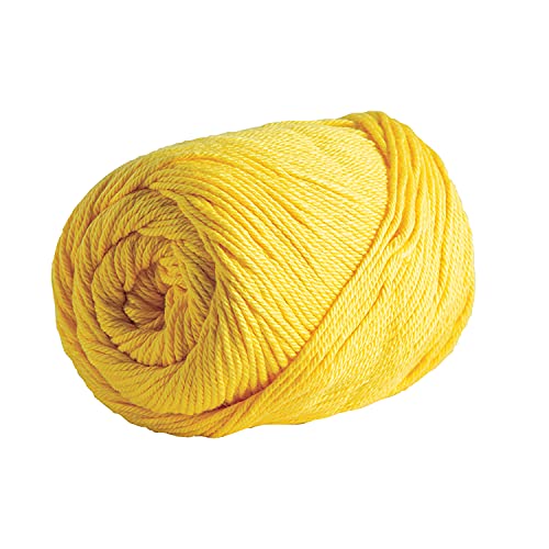 Image of Knit Picks Dishie Worsted Weight 100% Cotton Yarn Yellow - 100 g (Bumblebee)