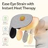 Heated Eye Mask, Cordless Warm Compress for Dry Eyes & Stye, Rechargeable Sleep & Blackout Eye Mask for Travel