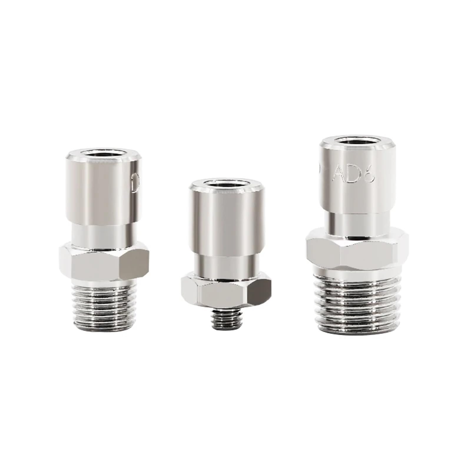 Conector neumático rápido AD-PC6-M5 de cobre para tubo de seis milímetros rectilíneo 7