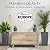 Mueller M-Resin Heavy Duty Tall Planter, Indoor/Outdoor Grande Plant, Tree, Flower Pot, 2-Piece Set, 24”, Modern Design, Built-in Drainage, Dark Gray