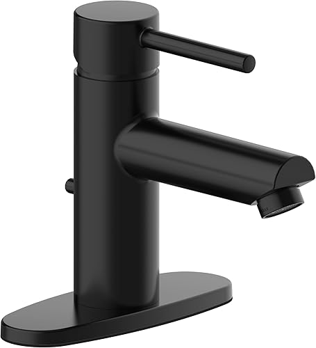 Miniatura 1 de Design House 593921 Eastport - Grifo de baño de una sola manija, generación II, negro mate