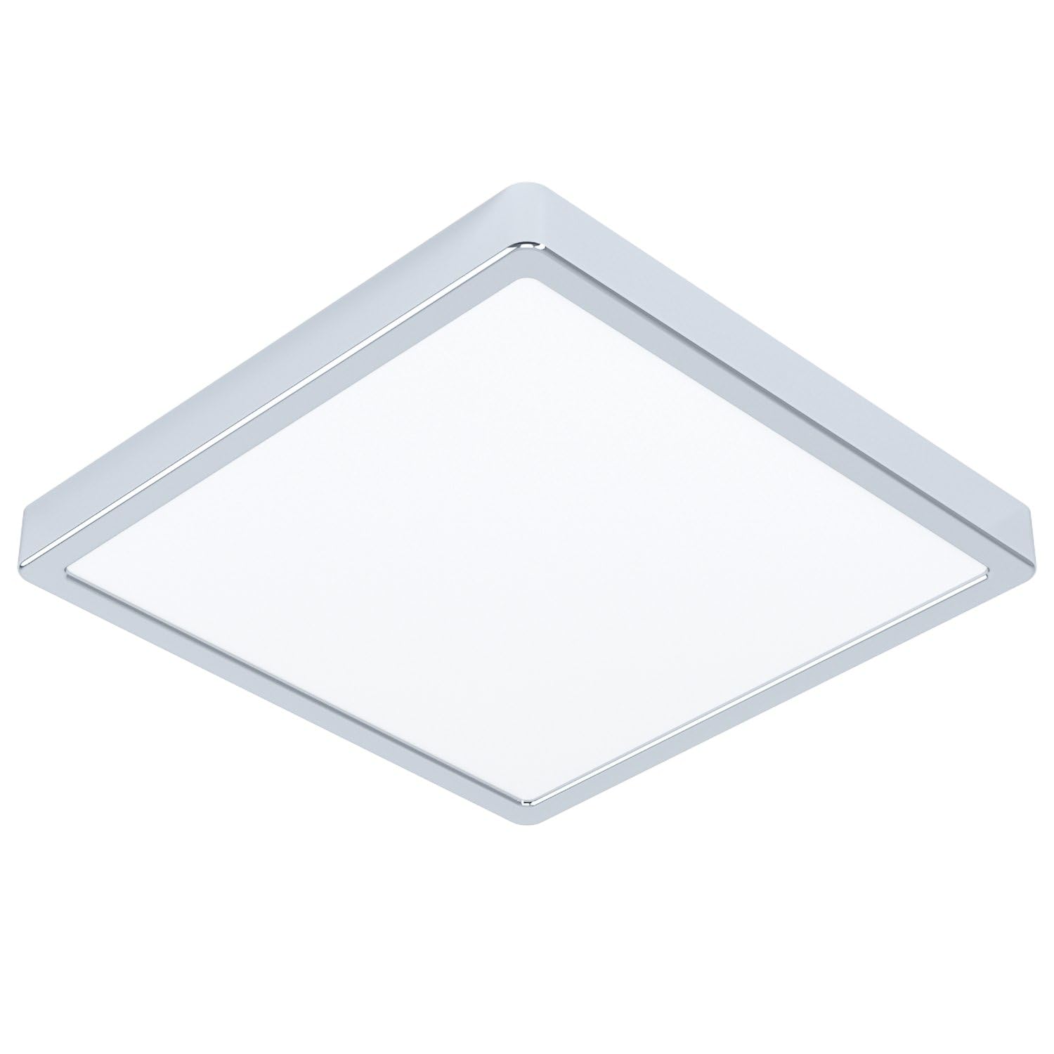 Eglo Connect.z Smart-Home LED Bathroom Ceiling Light Fueva 6-Z, 29.5 cm, ZigBee, Matter, app and Voice Control Alexa, Warm-Cool White, RGB, dimmable lamp, Chrome, IP44