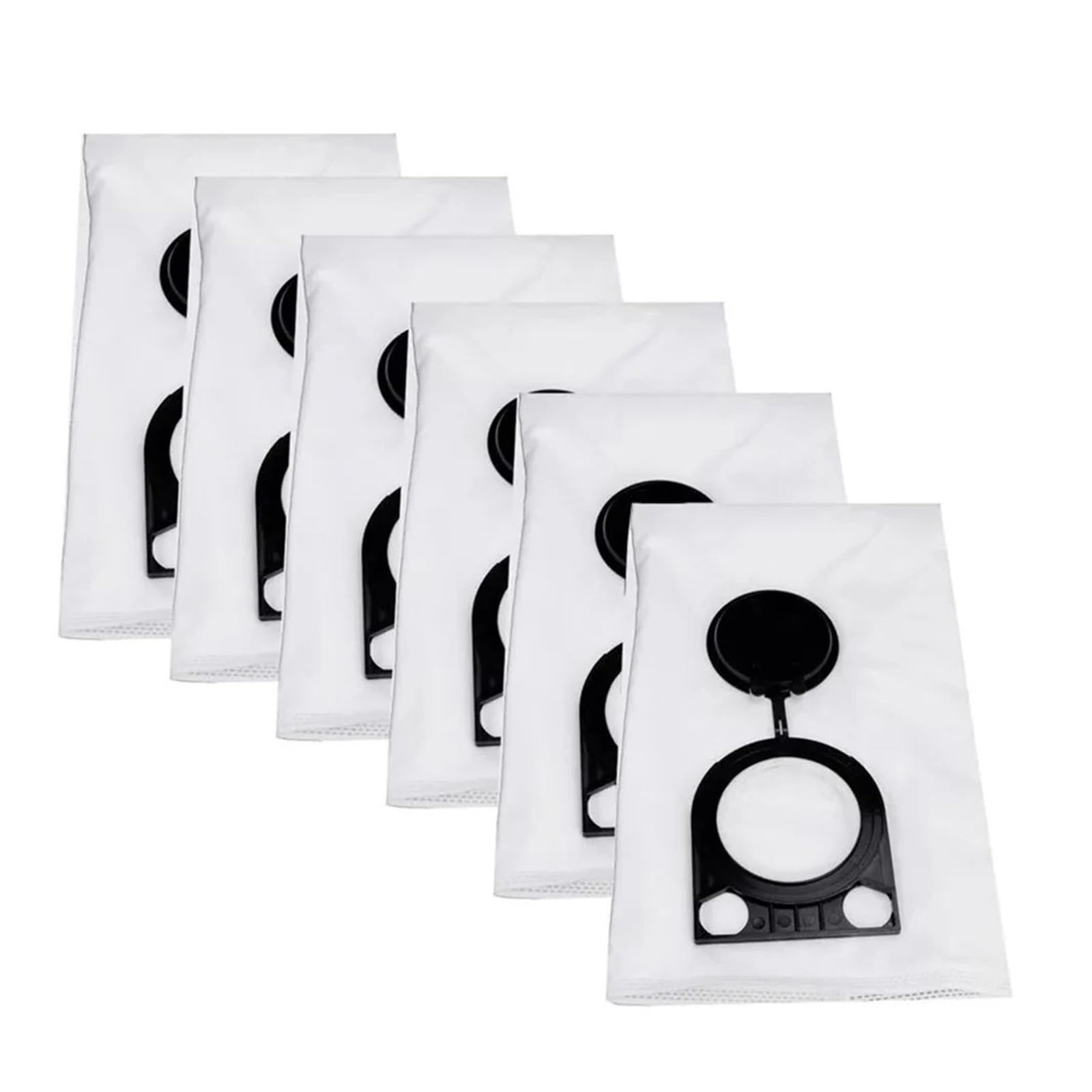 Worki filtrujące z polaru, kompatybilne z odkurzaczem Bosch GAS 25 L SFC / 2605411167, części zamienne do odkurzaczy(6pcs)