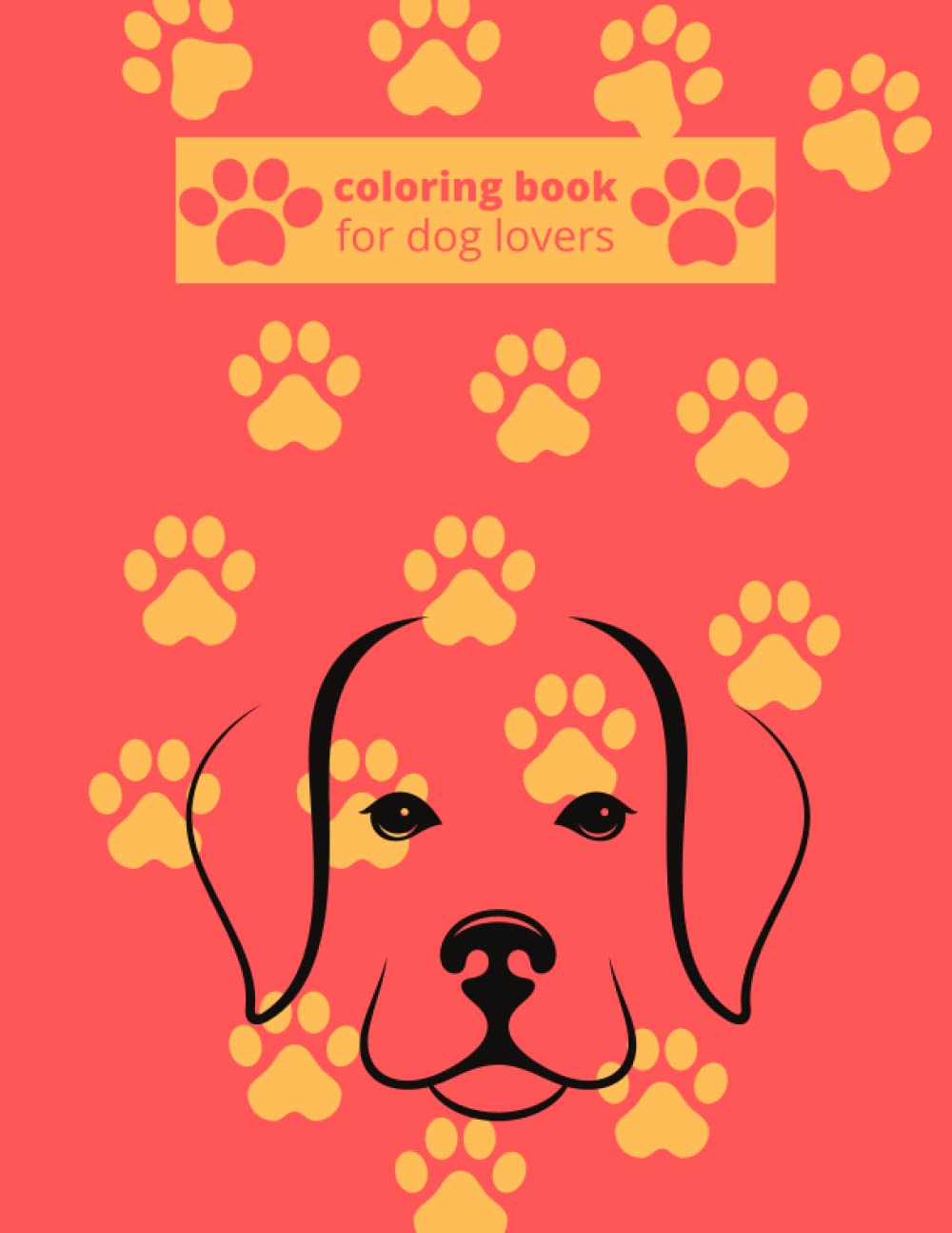 coloring book: for dog lovers