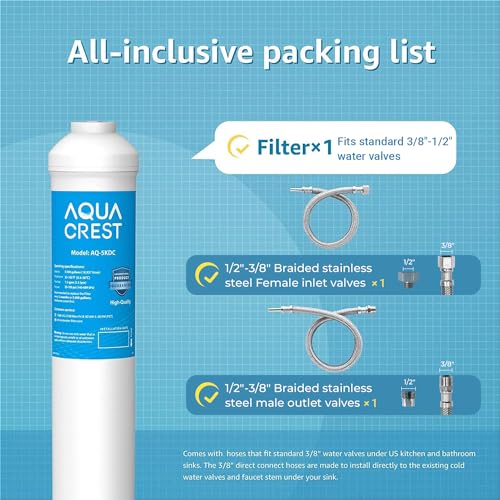AQUA CREST 5KDC Water Flow and Quality