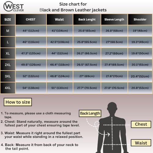 Image of 100% Genuine Soft Sheepskin Leather Jackets for Men, Motorcycle Jacket Mens Winter Jacket, Windproof Mens Coat