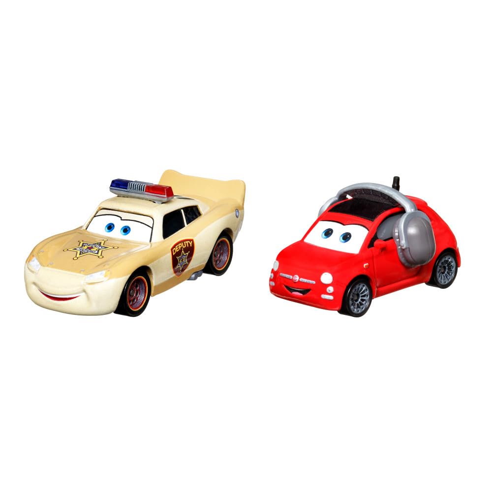 Disney Pixar Cars Lightning McQueen Deputy Hazzard and Bella Cadavre