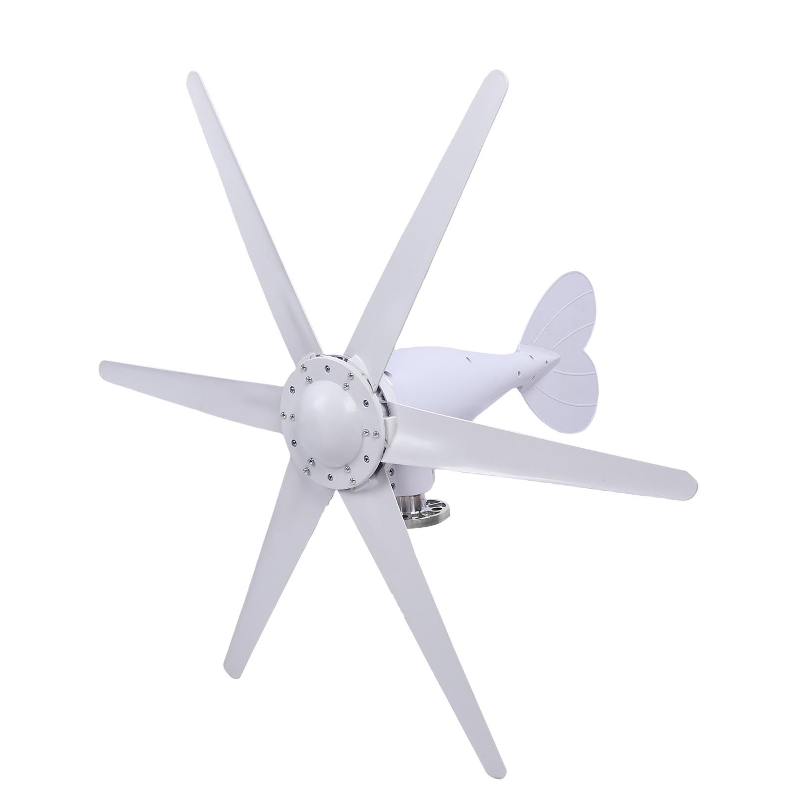 Generatore Eolico da 300 W Soluzione di Alimentazione Domestica Silenziosa con Design per Esigenze Energetiche Esterne Kit Mulino a a Basso Rumore per Cabine Agricole Barche