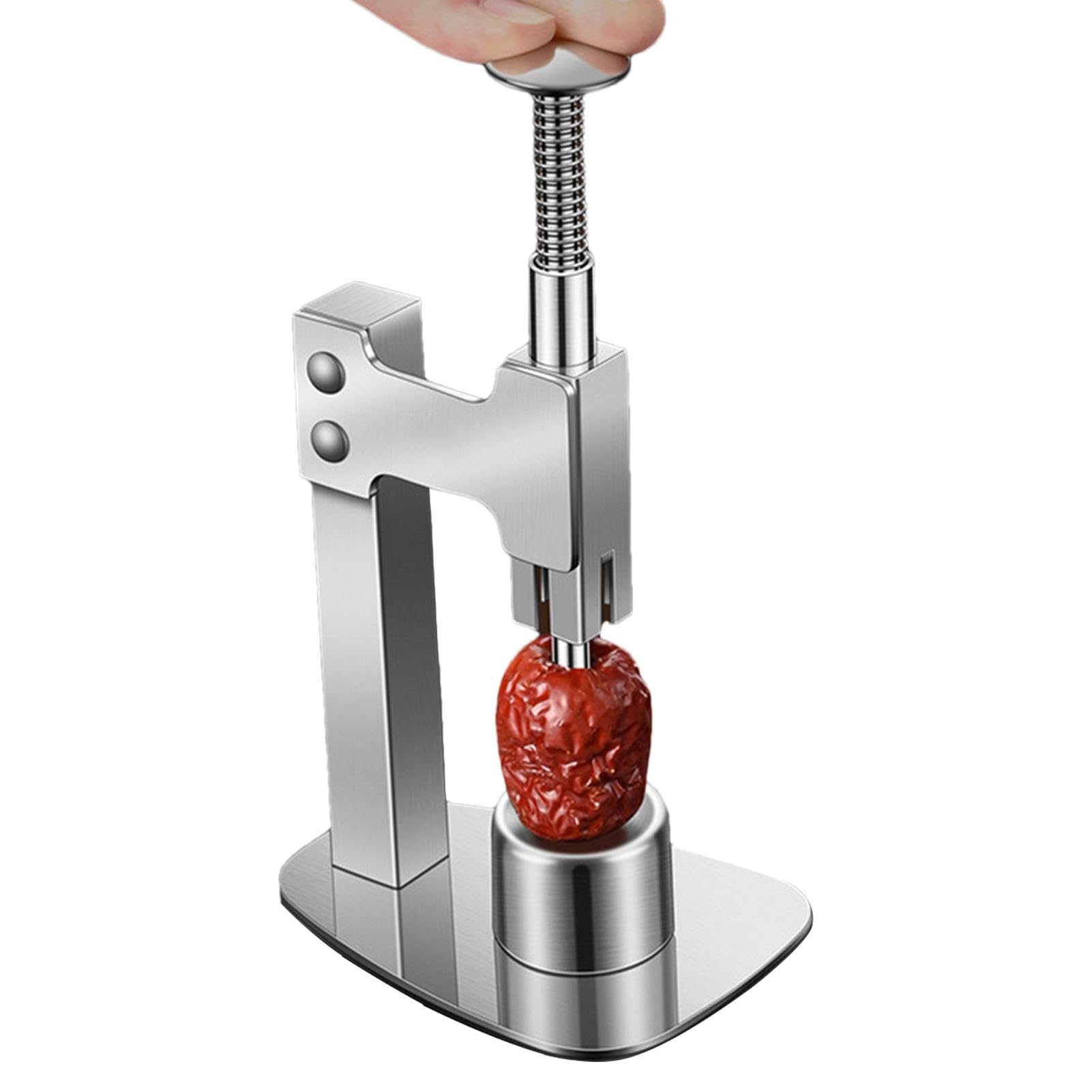 Strumento snocciolatore per ciliegie, in acciaio inox, strumento per snocciolare la frutta multiuso, pressa portatile per snocciolamento per datteri , giuggiola